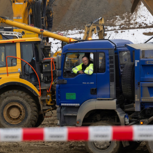 Pracovné stroje na stavenisku