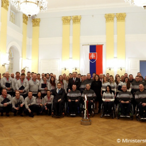 Slovenskí športovci zložili do rúk prezidenta SR olympijský sľub