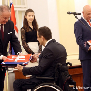 Slovenskí športovci zložili do rúk prezidenta SR olympijský sľub