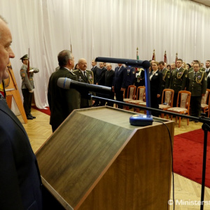 Zamestnanci rezortu obrany a profesionálni vojaci si pripomenuli 25. výročie vzniku Slovenskej republiky a Ozbrojených síl SR