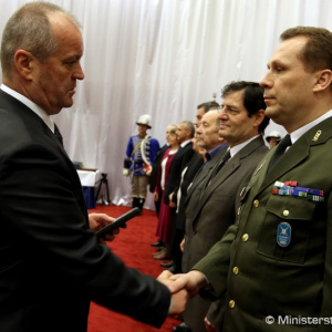 Zamestnanci rezortu obrany a profesionálni vojaci si pripomenuli 25. výročie vzniku Slovenskej republiky a Ozbrojených síl SR