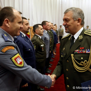 Zamestnanci rezortu obrany a profesionálni vojaci si pripomenuli 25. výročie vzniku Slovenskej republiky a Ozbrojených síl SR