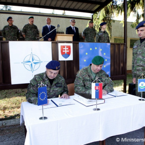 Slovenskí vojenskí policajti odchádzajú do operácie EUNAVFOR MED Sophia chrániť južné hranice Európskej únie