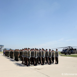 Minister Gajdoš odovzdal vzdušným silám prvé dva vrtuľníky Black Hawk