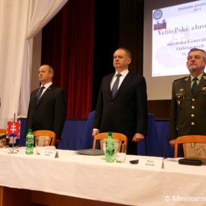 Vojaci hodnotili výcvikový rok 2016 a hovorili o prioritách na ďalší rok 