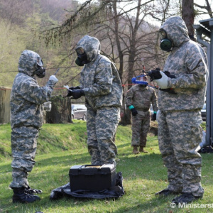 Cvičenie chemikov štyroch armád vo finále