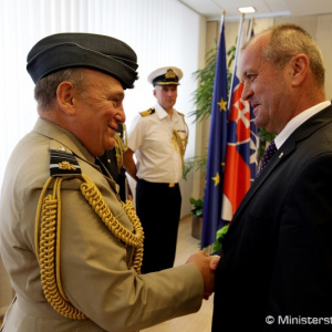 Minister Gajdoš rokoval s náčelníkom Generálneho štábu Kráľovských ozbrojených síl Spojeného kráľovstva Veľkej Británie a Severného Írska, Sirom Stuartom Peachom