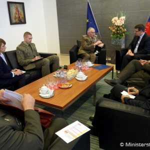 Štátny tajomník Ministerstva obrany SR Róbert Ondrejcsák prijal predsedu Vojenského výboru EÚ generála C. Graziana